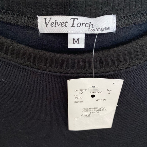 Black sweater dress, Size Medium - Picture 2 of 2